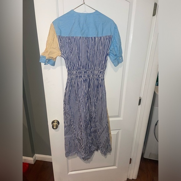 Solid & Striped The Delilah Striped Cotton Midi Dress XS - Picture 5 of 5